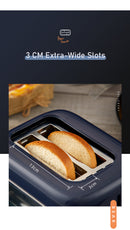 BEAR Double Slots Bread Toaster With Glass Window DSL-C02X1