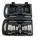 20KG York Dumbbell Set Weight Dumbbells Home Gym Fitness BarBell w/ Case