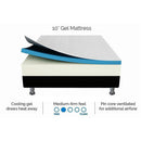 King 25cm Gel Memory Foam Mattress – Dual-Layered Comfort with CertiPUR-US® Certified Foam