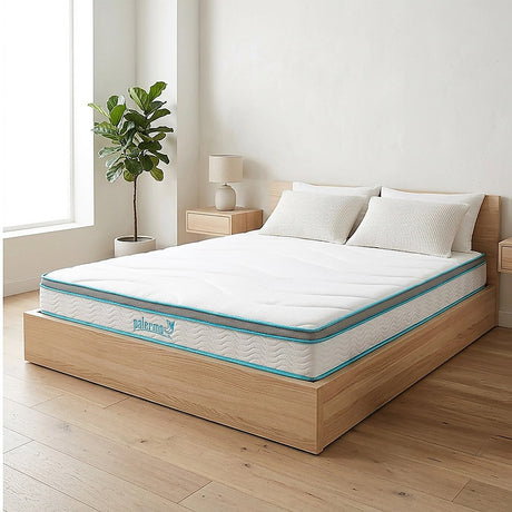 King 20cm Hybrid Mattress – Memory Foam and Innerspring Support