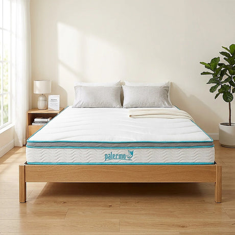 King 20cm Hybrid Mattress – Memory Foam and Innerspring Support