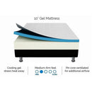 Queen 25cm Gel Memory Foam Mattress – Dual-Layered Comfort with CertiPUR-US® Certified Foam