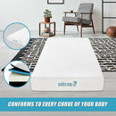 King Single 25cm Gel Memory Foam Mattress – Dual-Layered Comfort with CertiPUR-US® Certified Foam