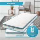 Single 20cm Hybrid Mattress – Memory Foam and Innerspring Support