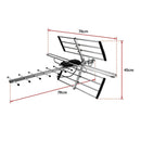 Digital TV Outdoor Antenna Aerial UHF VHF FM Signal Booster HD