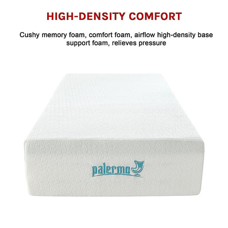 Single 30cm Green Tea Memory Foam Mattress – Cooling Comfort with CertiPUR-US® Certified Foam