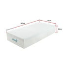 Single 30cm Green Tea Memory Foam Mattress – Cooling Comfort with CertiPUR-US® Certified Foam