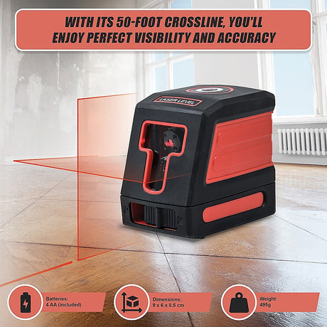 Self Leveling Laser Level 15m Cross Line Line Beam Tool