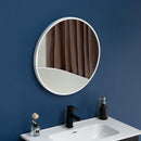 80cm Round Wall Mirror Bathroom Makeup Mirror by Della Francesca