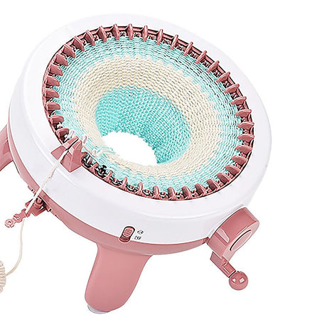 DIY Knitting Machine Smart Weaving Knit Rotating Kids Toy Scarf Sock Hat Gift