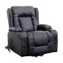Lift Heated Leather Recliner Electric Massage Chair with USB port