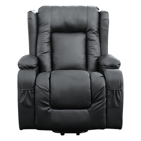 Lift Heated Leather Recliner Electric Massage Chair with USB port