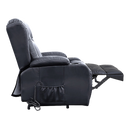 Lift Heated Leather Recliner Electric Massage Chair with USB port