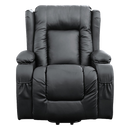 Lift Heated Leather Recliner Electric Massage Chair with USB port