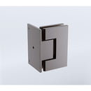 70cm Frameless Swing Bath Panel with Brushed Gunmetal Hardware