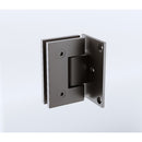 70cm Frameless Swing Bath Panel with Brushed Gunmetal Hardware