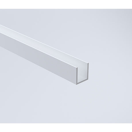 120x100cm Corner Frameless Shower Screen with White Channel and SS Hinges, Round Knob Handle