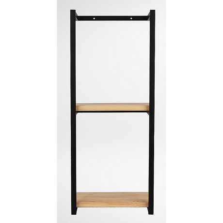 Stylish Bathroom Towel Storage Rack with Wooden Shelves