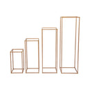 Rose Gold Metal Flower Stand