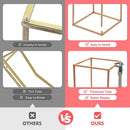 Rose Gold Metal Flower Stand