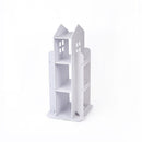 Rotating Bookcase Bookshelf Kid's Book Organiser Rack Wooden Castle Display Shelf