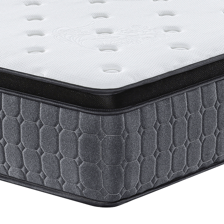 Single Euro Top Pocket Spring Mattress – Motion Isolation Comfort with CertiPUR-US® Certified Foam Layers
