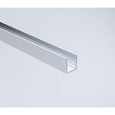 Glass Shower Screen 210cm Wall Channel in Chrome