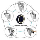 8 x 5" Diameter Wheels Nuts and Bolts included