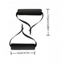 2 x Universal Foam Handle Exercise Machine Attachments