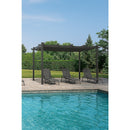 3x4M Aluminium Pergola Marquee with Retractable Roof – Garden Canopy