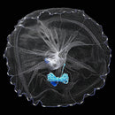 3m Nylon Fishing Cast Net – Quick Throw Mesh with Drawstring & Chain Bottom Weights