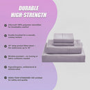 King Bed Sheet Set – 1800 Series Microfiber, Deep Pocket, Soft & Breathable, Grey