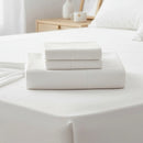 King Bed Sheet Set – 1800 Series Microfiber, Deep Pocket, Soft & Breathable, White