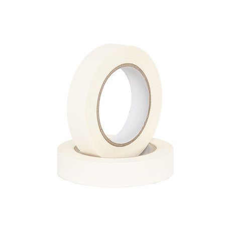 72 x White Masking Tape Rolls – 24mm x 50m Painters Adhesive Tape for Painting