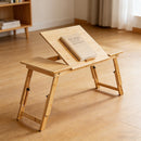 Folding Laptop Bed Table – Portable Rectangular Desk for Bedroom & Home Workstation