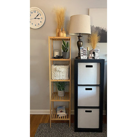 5 Tier Bookshelf Storage Bookcase Shelving Unit for Home Office