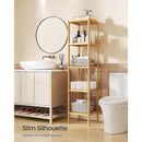 5 Tier Bookshelf Storage Bookcase Shelving Unit for Home Office