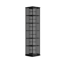 360 Rotating Bookshelf Bamboo Storage Display Rack Shelving in Black