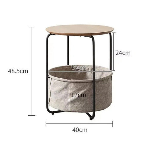 Modern Bedside Table Nightstand Storage for Bedroom or Living Room