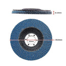 40 Grit Zirconia Flap Discs 4.5in 40 Pack for Angle Grinder Grinding
