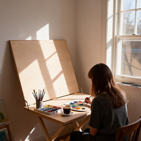 Portable Foldable Art Sketching Table Painting Drawing Easel Artists