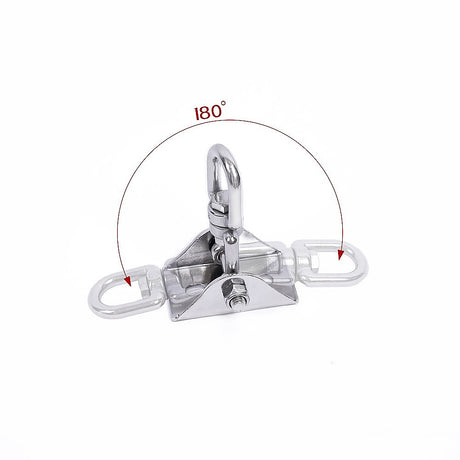 304 Stainless Steel Swing Hanger Heavy Duty 360 Degree Swivel Hook Mount