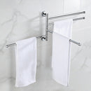 Swivel Towel Rail Chrome Stainless Steel Wall Mounted Bath Rack