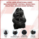Extra Large Sports Ball Carry Bag Waterproof Football Basketball Volleyball Soccer Rugby NetBall