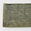 Sushi Plate 24cm Green Contour Glaze