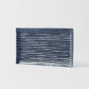 Sushi Plate 24cm Blue Contour Glaze