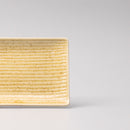 Plate Rectangular Sashimi 33cm Honey Glaze
