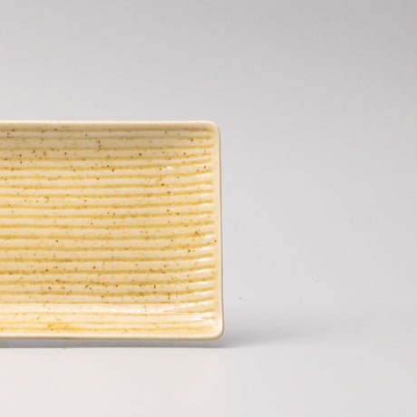 Plate Rectangular Sashimi 33cm Honey Glaze