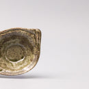 Edamame Triple Pod Dish Green Glaze