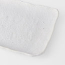 Platter Rectangular 35cm Shell White Glaze